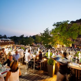 Oper im Steinbruch Bühne Arenaria Opernlounge St. Margarethen Burgenland