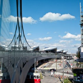 bahnorama und wien hauptbahnhof süd baustelle