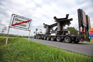 ortsschild Oberwart burgenland auslieferung SQR mit Sondertransport