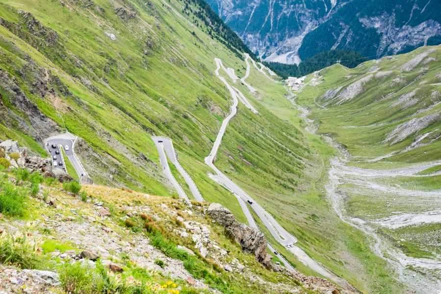 Trafoital / Serpentinen zum Stilfser Joch / Passo dello Stelvio