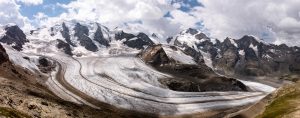 Persgletscher mit Berninagruppe